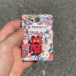 Crocs Charms Kırmızı Robot