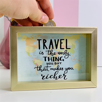 Travel Journel Kumbara Fotoğraf Çerçevesi Toptan