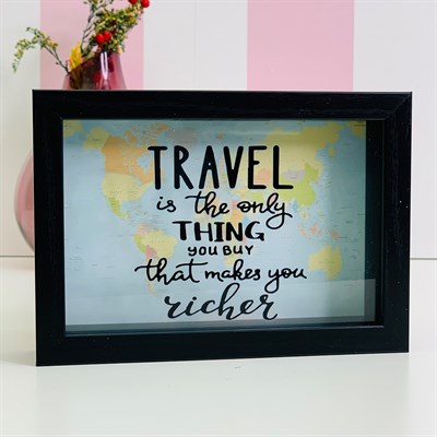 Travel Journel Kumbara Fotoğraf Çerçevesi Toptan