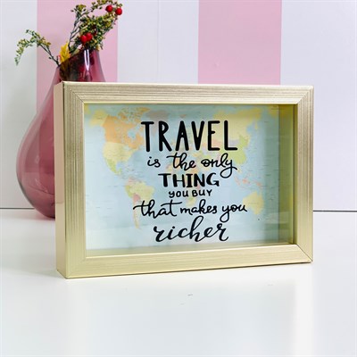 Travel Journel Kumbara Fotoğraf Çerçevesi Toptan