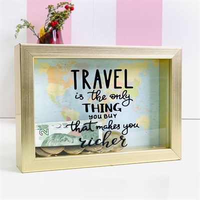Travel Journel Kumbara Fotoğraf Çerçevesi Toptan