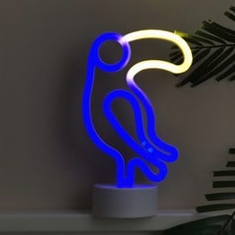 Tropik Kuş Neon Lamba