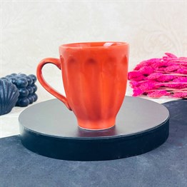 Turuncu Renk Badem Kupa 250 Ml 