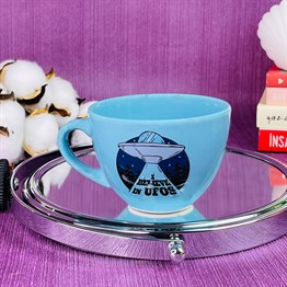 Ufo Blue Printed Cup