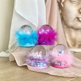 Unicorn Mini Tüylü Kar Küresi Toptan