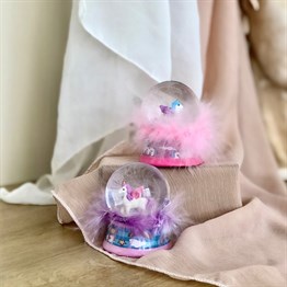 Unicorn Mini Tüylü Kar Küresi Toptan
