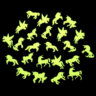 Unicorn Tasarımlı Fosforlu Duvar Süsü İstoç Toptan
