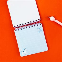 Unicorn Tasarımlı Kabartmalı Defter