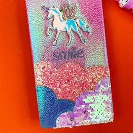 Unicorn Tasarımlı Pullu Kabartmalı Defter