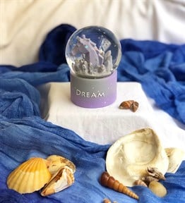 Unicorn Ve Deniz Kızı Orta Boy Işıklı Kar Küresi