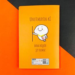 Unutmayın Ki Bana HiçbirŞey Olmaz  Tasarımlı Terzi Dikişli Defter