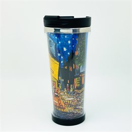 Van Gogh Kafe Terasta Gece Tasarımlı 400 Ml Kağıt Termos