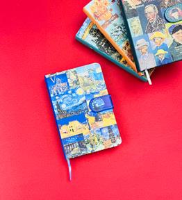Van Gogh Kolaj Mıknatıs Kapaklı Defter 14,5x9,5 Cm x12