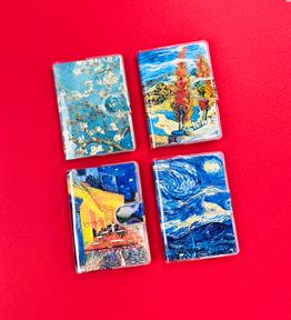 Van Gogh Pvc Kapak Defter 10,5x7,5 Cm x24