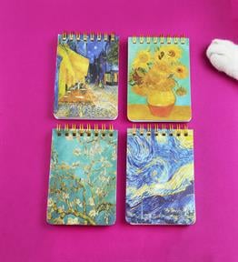 Van Gogh Spiralli 11x7,5 Cm 70 Yaprak Defter x24