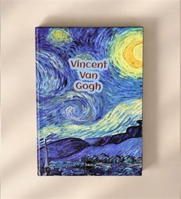 Van Gogh Tasarımlı Sert Kapaklı Mini Defter