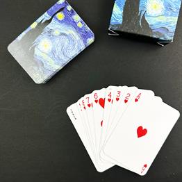 Van Gogh Yıldızlı Gece İskambil Poker Kartı 1