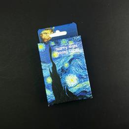 Van Gogh Yıldızlı Gece İskambil Poker Kartı 1