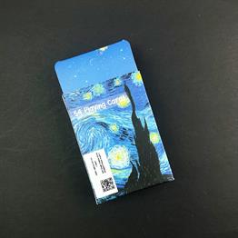 Van Gogh Yıldızlı Gece İskambil Poker Kartı 1