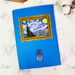 Van Gogh Yıldızlı Gece Tasarımlı Art Defter