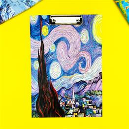 Van Gogh Yıldızlı Gece Tasarımlı Sekreterlik