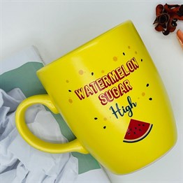 Watermelon Sugar High Yellow Printed Mug