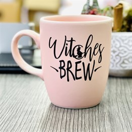 Witches Brew Pink Printed Mug