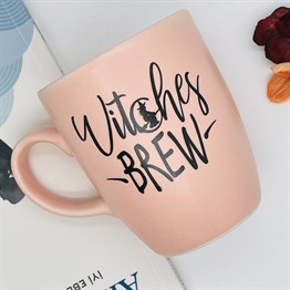 Witches Brew Pink Printed Mug