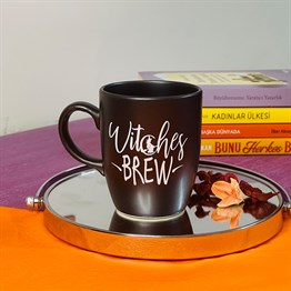 Witches Brew Black Printed Mug