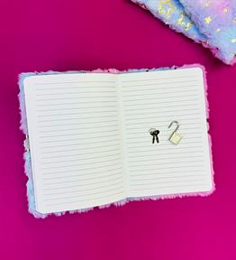 Yaldızlı Peluş Defter