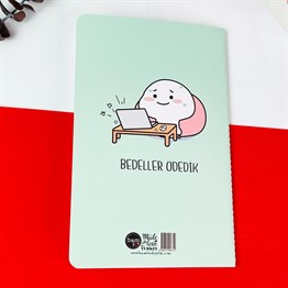 Yaşıyosun Bu Hayatı Tasarımlı Terzi Dikişli Defter