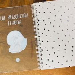 Yaşıyosun Bu Hayatı Tasarımlı Çanta Kapaklı Spiralli Defter