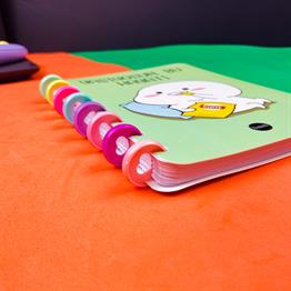 Yaşıyosun Bu Hayatı Tasarımlı Kalp Spiralli Defter