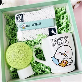 Yaşıyosun Bu Hayatı Tasarımlı Mini Hediye Seti