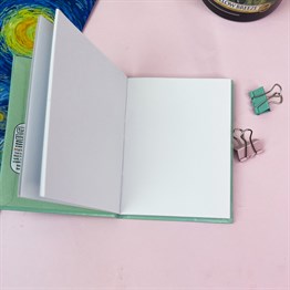 Yaşıyosun Bu Hayatı Tasarımlı Sert Kapaklı Lastikli Mini Defter