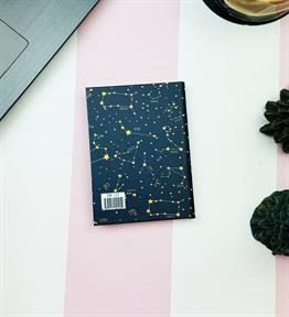 Yıldız Haritası Tasarımlı Sert Kapaklı Mini Defter