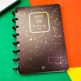 Yıldız Haritası Yeni Nesil Kalp Spiralli Defter