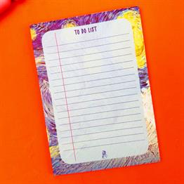 Yıldızlı Gece Tasarımlı To Do List Yapılacak Listesi