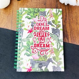 Zebra Motto Tasarımlı Konuşan Ajanda 