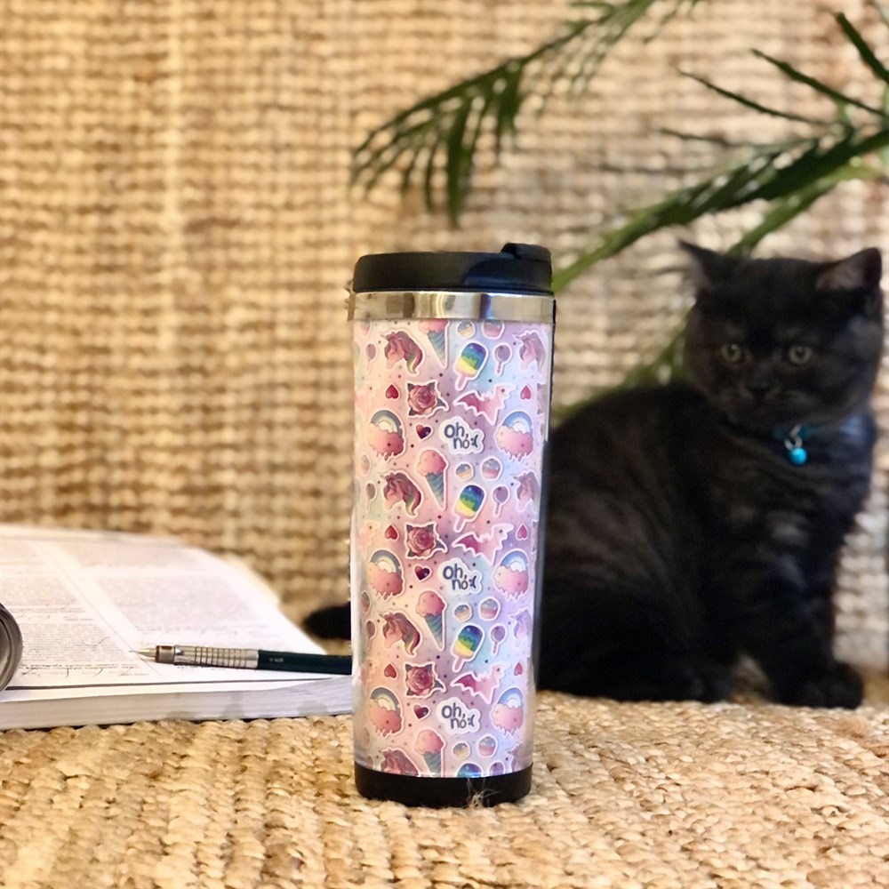Dondurma Unicorn Tasarımlı 400 Ml Mug Bardak