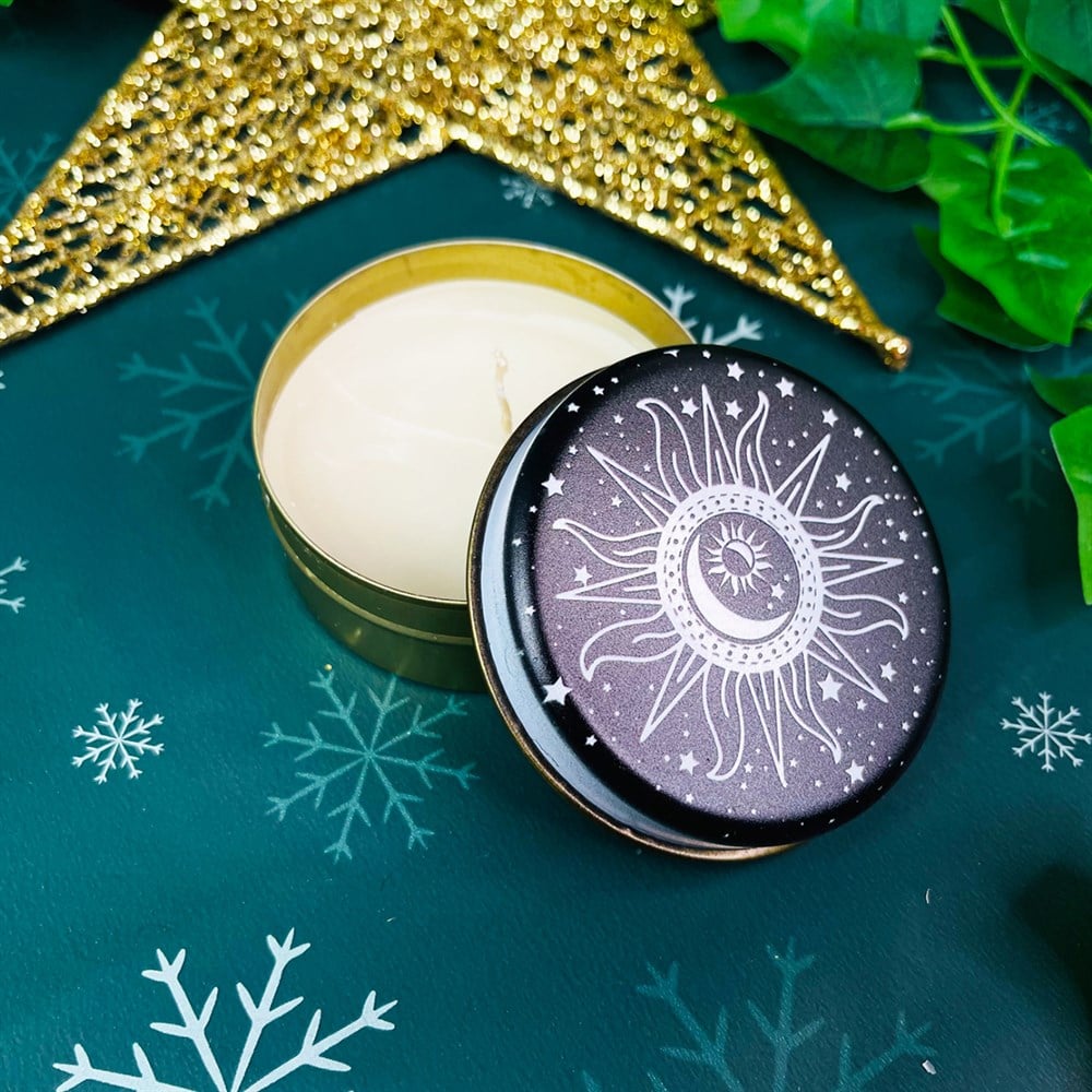  Tarot Tasarımlı Kokulu Teneke Mum 
