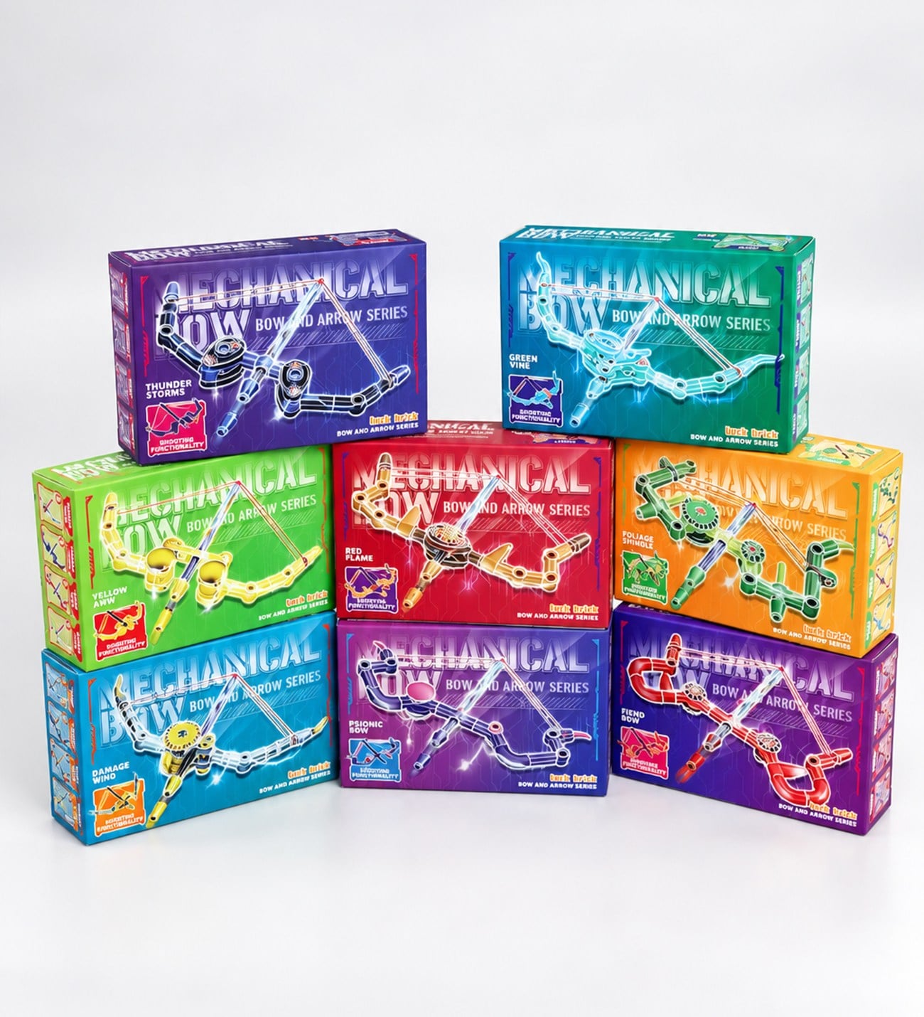 39916 Kendin Yap Mekanik Yay & Ok Seti x 8