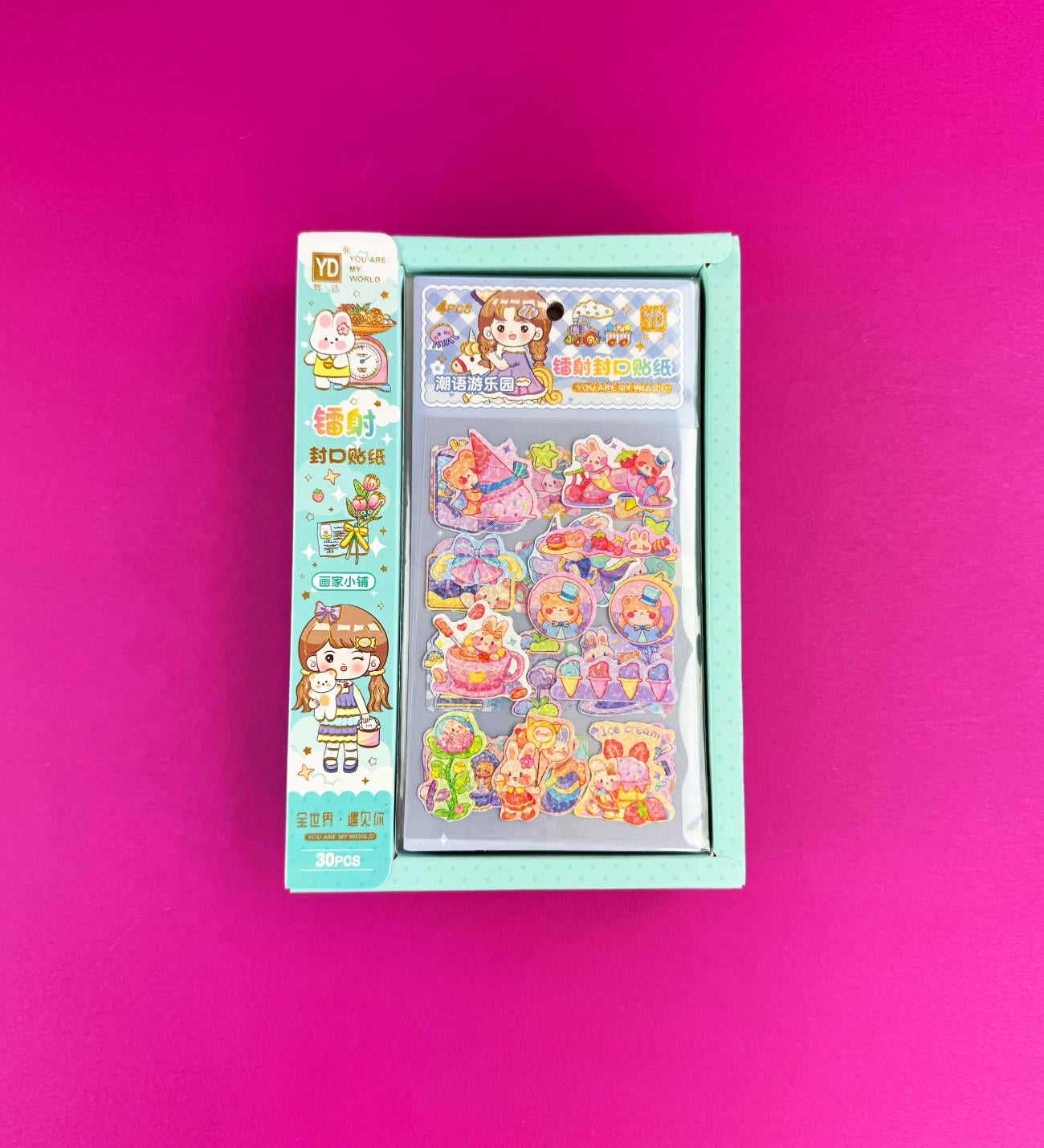 4 Adet 14,5x10 Cm Sticker X30