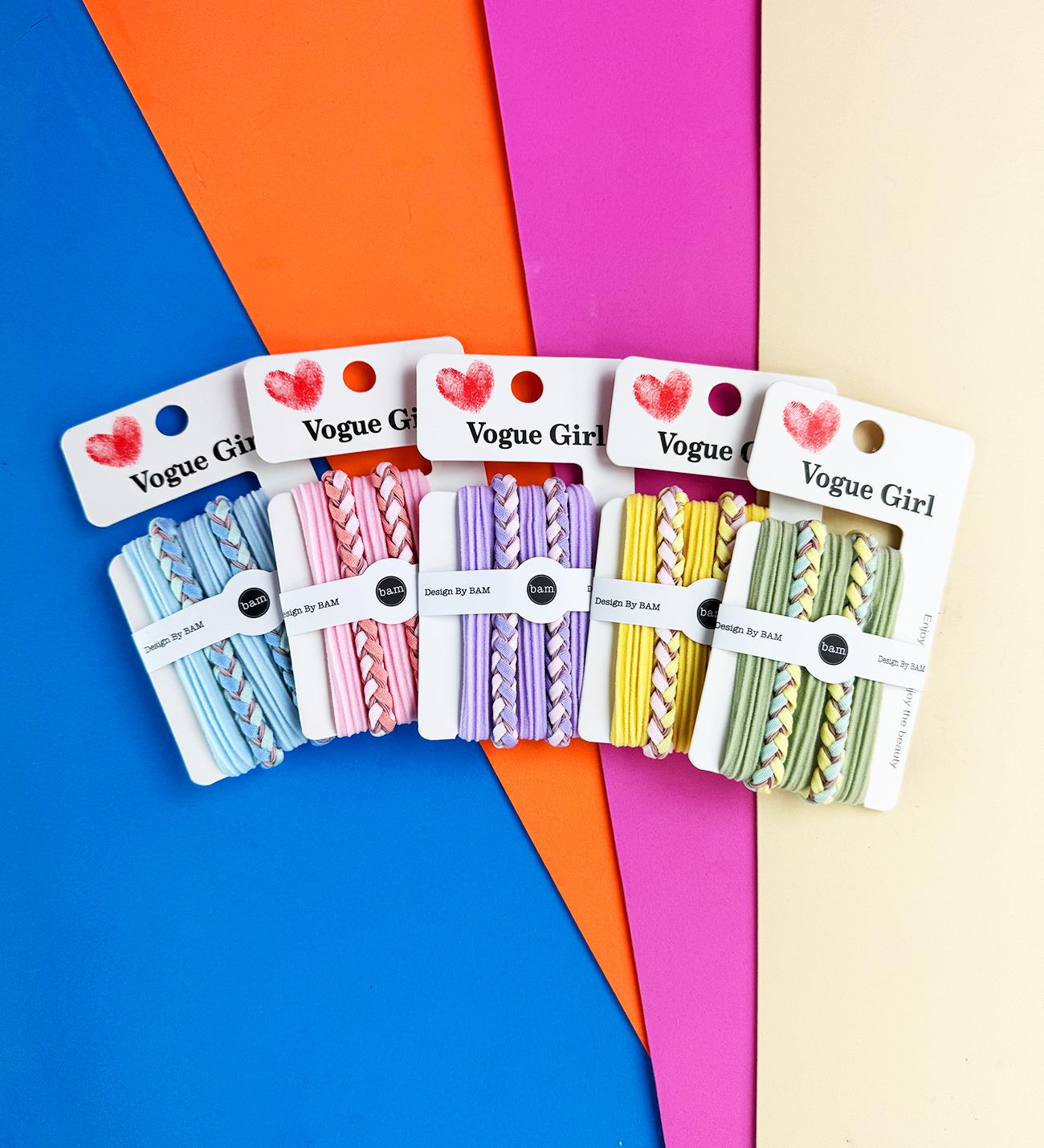 5 Adet Pastel Tekstil Toka x20