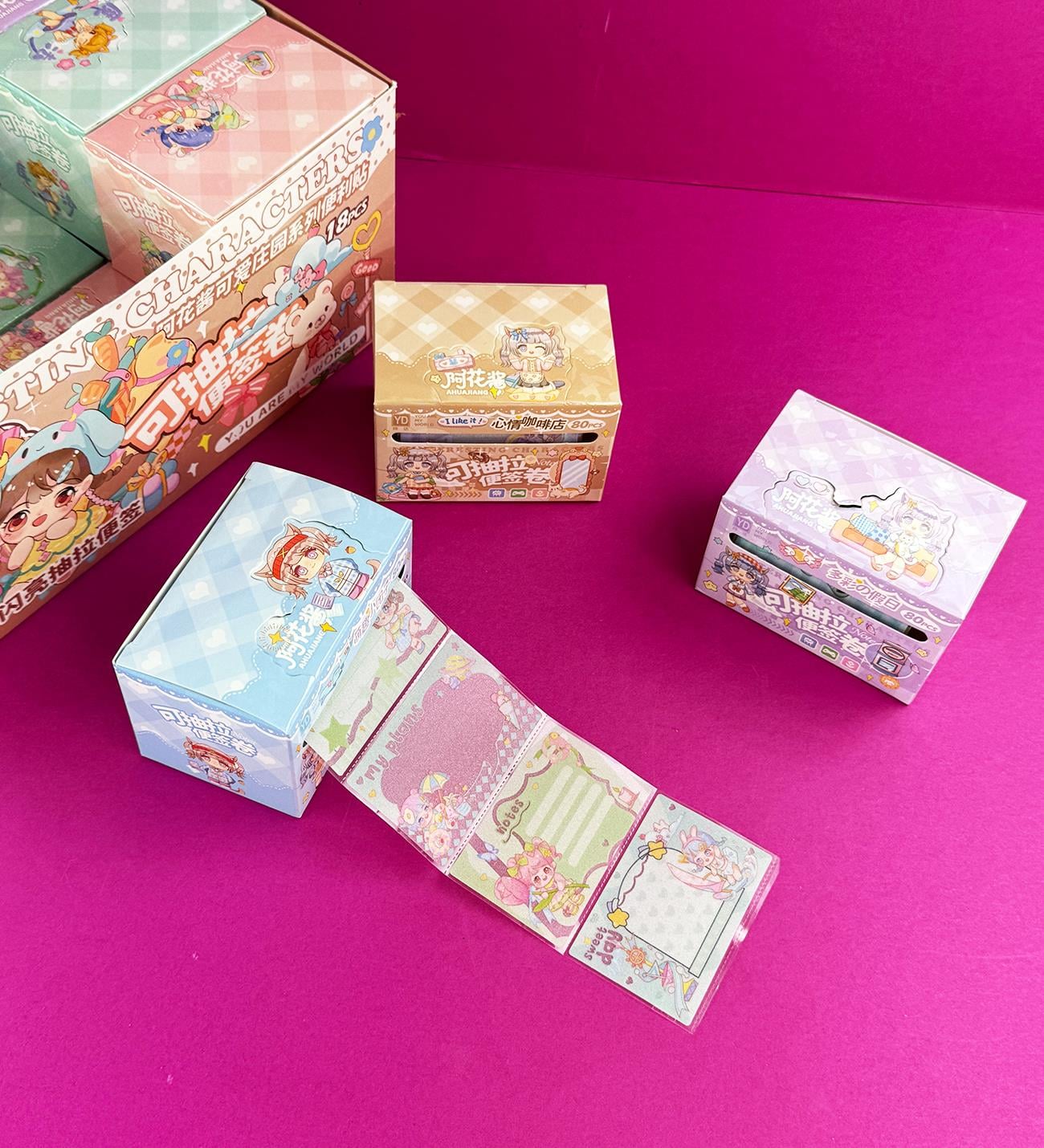 80 Adet Rulo Defter Stickeri x18