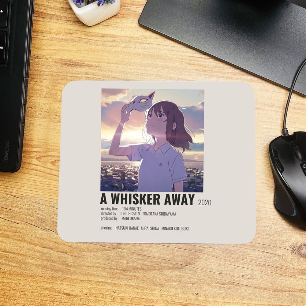 A Whisker Away Tasarımlı Mouse Pad