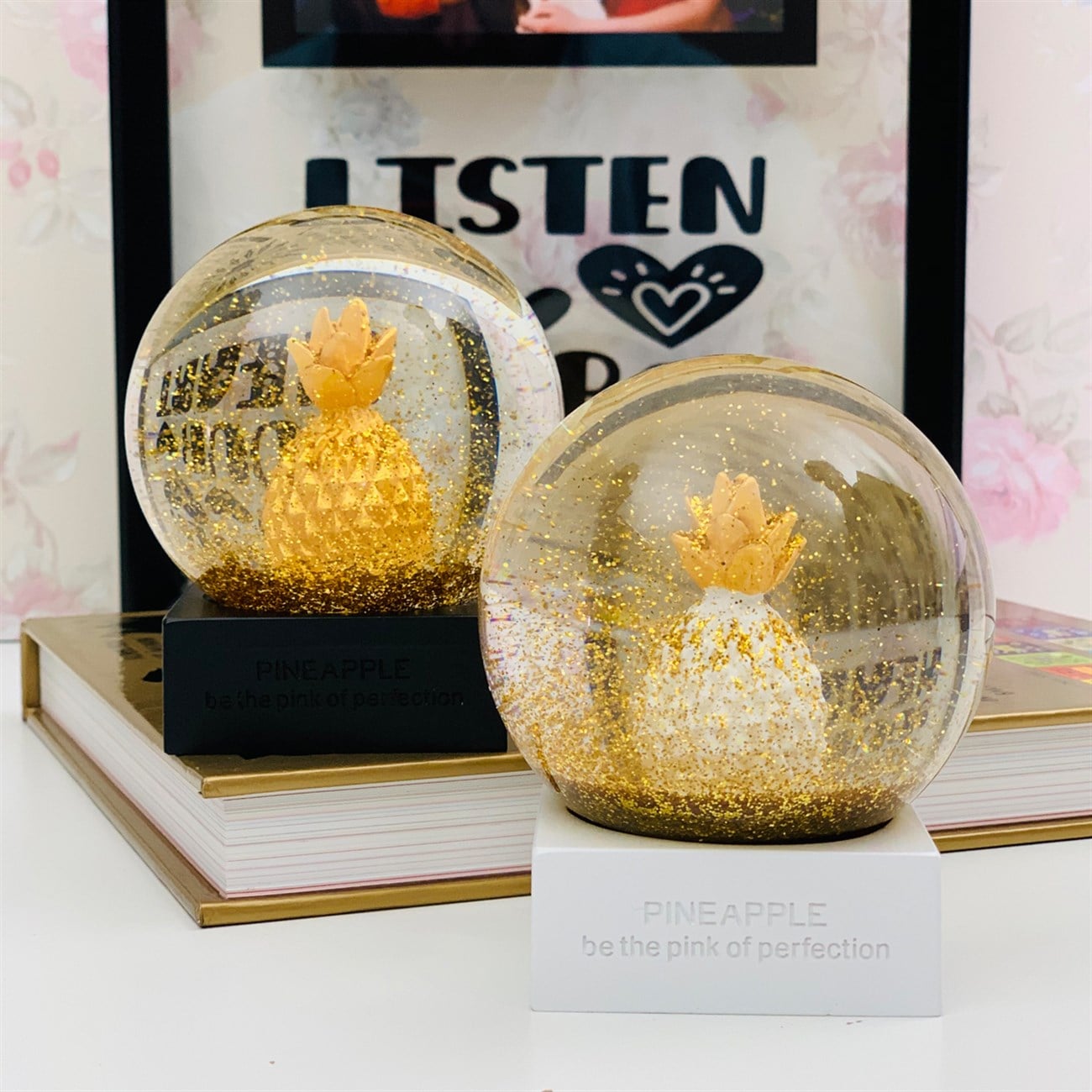 Ananas Orta Boy Kar Küresi Toptan