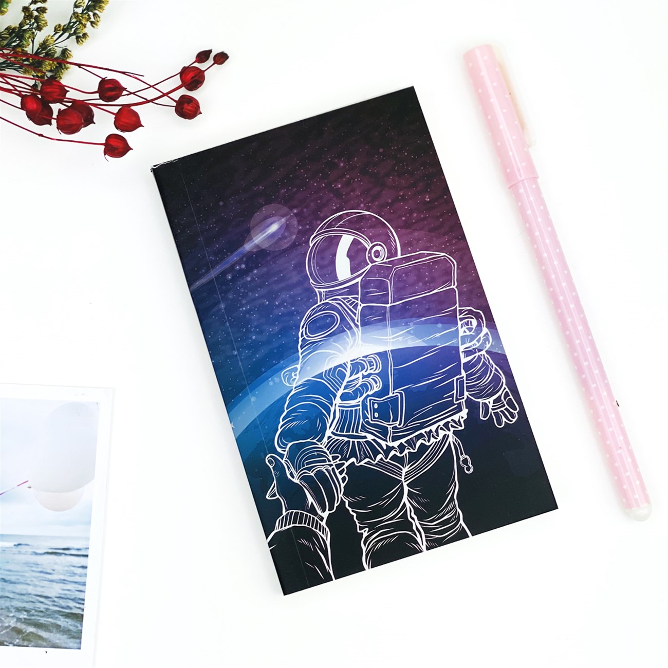 Astronot Tasarımlı Toptan Cep Defteri