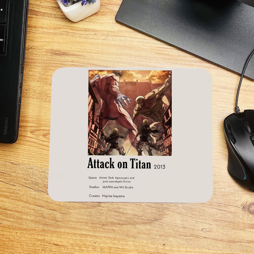 Attack On Titan Kunye Tasarımlı Mouse Pad