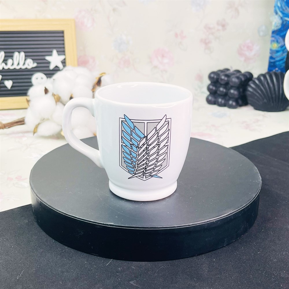 Attack On Titan Tasarımlı Filtre Kahve Fincanı